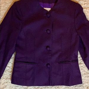 VINTAGE United Colors Of Benetton Purple Wool Blazer